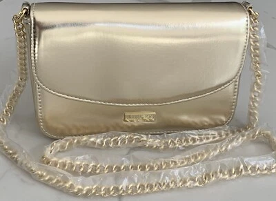 Jimmy Choo Perfumes Dorado Bolso de Mano Cartera Bolso de Hombro Bandolera Nuevo Foto 1 de 4