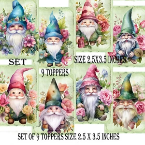 Toppers de tarjetas para hacer tarjetas gomas de jardín etiquetas libro de recortes suministros de papel artesanales - Imagen 1 de 3