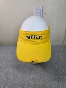Vintage Nike Yellow Visor Nike Pro Classics Hook Loop *LESEN - Bild 1 von 16