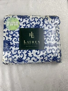 Ralph Lauren Laken Twin Flat Porzellan Rosette blau geblümt OVP - Bild 1 von 10