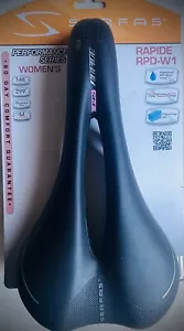 Serfas Rapide RPDW1 Seat Comfort Performnce New Lightly Padded Gel Saddle LIGHT! - Picture 1 of 6