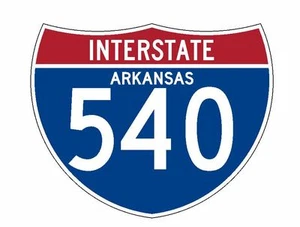 Interstate 540 Sticker R2032 Arkansas Highway Sign Road Sign - Picture 1 of 1