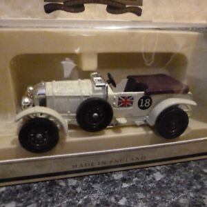  DAYS GONE 1930 BENTLEY 4.5 LITRE SPORTS CAR -WHITE- NEW- BOXED