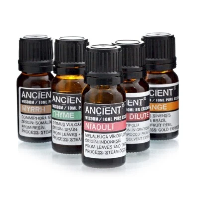 Aromatherapy Essential Oils Ancient Wisdom Oils Massage Fragrance 10ml Bottle - Image 1 of 4