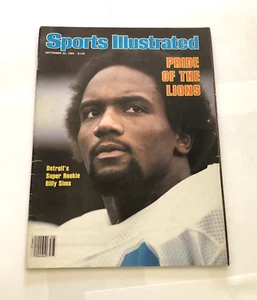 1980 NO LABEL Sports Illustrated BILLY SIMS Detroit TIGERS ! - Picture 1 of 1