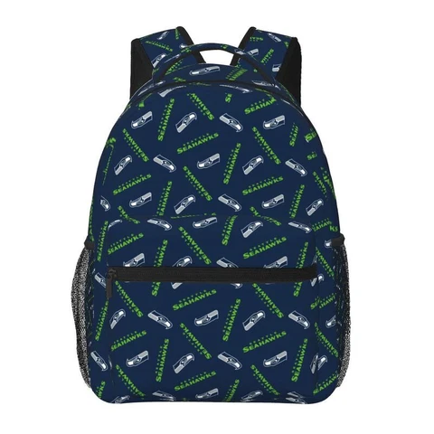 Carolina Panthers Casual Backpack Lightweight Student Backpack Travel Bags Cover
