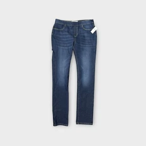 Old Navy Girls Jeans Sz XXL 16 Blue Skinny Denim Medium Wash Built In Tough New - Picture 1 of 11