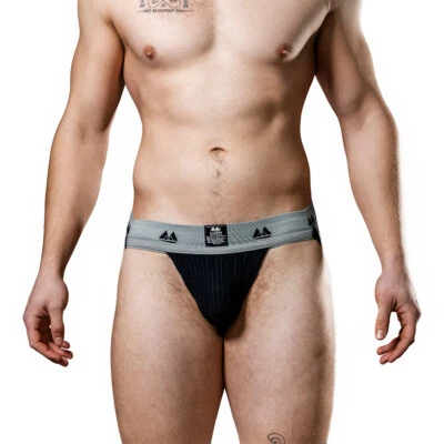 Original Jock Collection MM - 2" Bund Jockstrap Schwarz S/M/L/XL/2XL ehem. BIKE