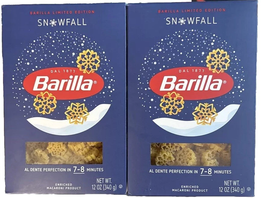 Barilla Snowflakes Pasta Limited Christmas Holiday Pasta Snowflakes - Image 1 of 1