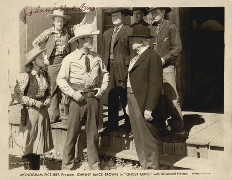 JOHNNY MACK BROWN - AUTOGRAPHED SIGNED PHOTOGRAPH Cover