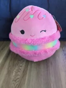 Squishmallows 13” Middy NEW Plush Macaron Hearts Pink Valentine's Day RARE Plush - Picture 1 of 9