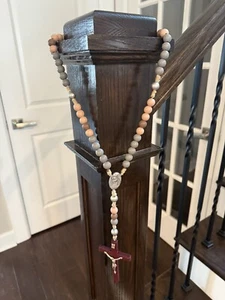 Large Wall Rosary- Nursery, Baptism, First Communion - Picture 1 of 7