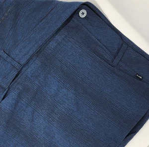 Pantalones Cortos Travis Mathew Para Hombre 42 Azul Marino Golf Chino 9" Entrepierna Rendimiento Usados en Excelente Condición - Imagen 1 de 8