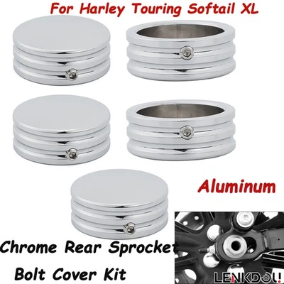 5PCS Steel Rear Fender Struts Bolts For Harley Softail Touring Road King Custom - Image 1 of 4