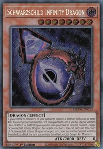 Yugioh MZTM-EN013 - Schwarzschild Infinity Dragon - Secret Rare - Picture 1 of 1