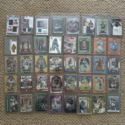 Lote de cartões de futebol moderno US$ 1EA (40) - relíquia automática #’ed SP - Mahomes Hurts Burrow - Imagem 1 de 4