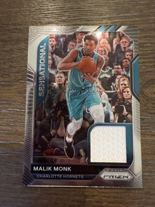 2020-21 Panini Prizm #SSW-MMO Malik Monk Sensational Swatches - Picture 1 of 2