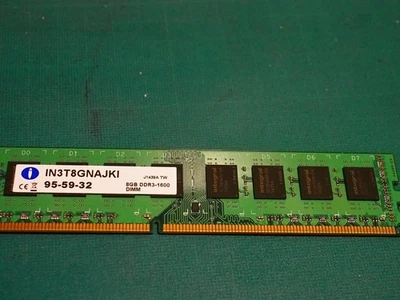 integral IN3T8GNAJKI (8 GB, PC3-12800 (DDR3-1600), DDR3 SDRAM, 1600 MHz, DIMM... - Image 1 of 2