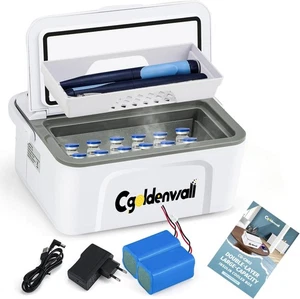 CGOLDENWALL 12Hours Portable Insulin Cooler Box for Max.12 Pens, - Picture 1 of 8