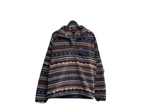 Patagonia Synchilla Snap-T Fleece Pullover Men Size Medium Tribal M Pocket - Picture 1 of 13