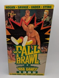 WCW Fall Brawl War Games 1995 VHS 7068 Hogan Savage Sting Flair(Turner Home Ent) - Picture 1 of 9