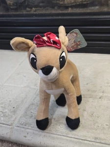 Peluche 'Clarice' Rodolfo la renna dal naso rosso alto 12". - Foto 1 di 7