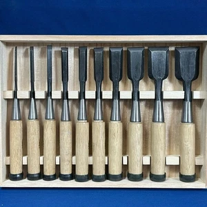 Ioroi Oire Nomi Japanische Bankbeitel Weißstahl 10er Set Weißeiche Neu - Bild 1 von 10