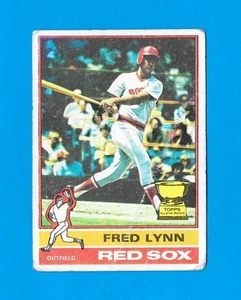 1976 Topps #50 Fred Lynn Medias Rojas de Boston (GD-VG) - Imagen 1 de 2