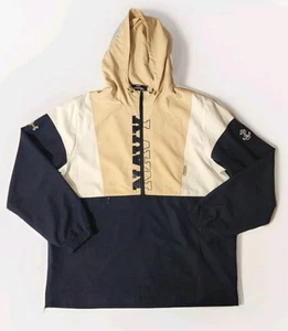 Navy Midshipmen Half Zip Pullover Jacket Under Armour Mens XL - Picture 1 of 5