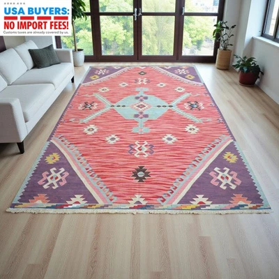 6x10 Turkish Oushak Rug, Handwoven Silk Tribal Medallion Design, New XL Area Rug - Image 1 of 4