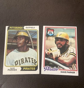 Dave Parker Lot (2) Rookie and 78 - Picture 1 of 3