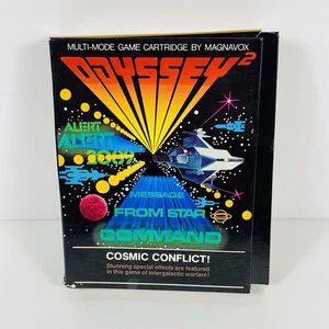 Odyssey 2 Cosmic Conflict komplett CIB getestet funktioniert 1978 Magnavox - Bild 1 von 11