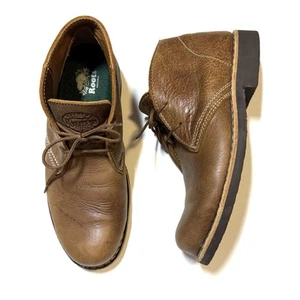 Roots Canada Brown Leather Chukka Boots Lace Up Shoes Women’s Size 7.5 - Picture 1 of 11
