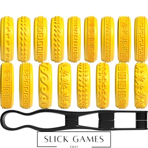 Egyptian 17 Pattern Stamp Wheels Set #1 | 3D Printed, 3D Crafts & Tool - Picture 1 of 6