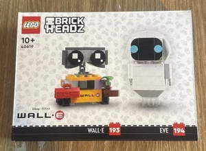 Lego BrickHeadz - EVE & WALL-E 40619)- Brand New In Box - Foto 1 di 6