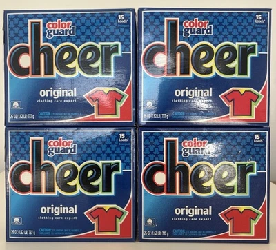 (4) Cheer Color Guard Original Powder Laundry Detergent 26oz 15 Loads - Image 1 of 3