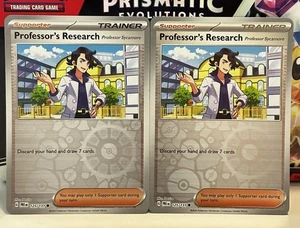 (2er Set) Pokemon Mega Evolution Reverse Holo Professor Research Sycamore #125 - Bild 1 von 1