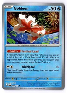 Goldeen (patrón de bola de empuje) común SV: Prismatic Evolutions 020/131 casi nuevo - Imagen 1 de 2