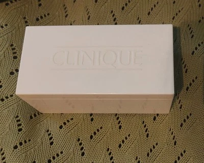 复古 Clinique 塑料化妆品存储容器化妆盒和盖子化妆 — 第 1/4 张图片