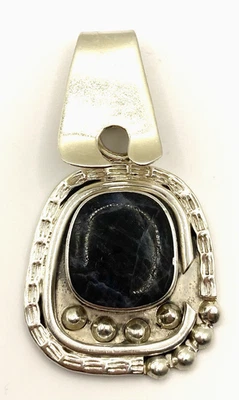 SILPADA Sterling Silver / 925 Lapis Lazuli Large Pendant - Image 1 of 4