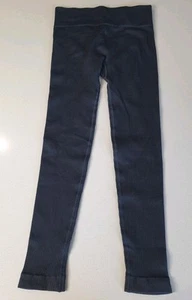 Dharma Bums Size 14 Grey Ribbed Ankle Leggings Seamless Yoga Pants - Picture 1 of 6