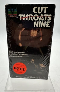 Cut-Throats Nine 1985 VHS VideoLine Previously Viewed Re-sealed RARE Copy OOP - Picture 1 of 18