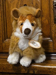 Golden Bear Co Collie Dog Tan Puppy 9" Plush Stuffed Animal With Tag. - Picture 1 of 6
