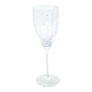 Wedgwood England Clear Vertical Lines 8 5/8” Wine Glass NEW - Picture 1 of 9