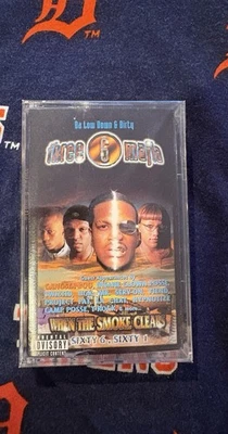 THREE 6 MAFIA WHEN THE SMOKE CLEARS Sixty 6, Sixty 1- RARE OOP -NEW SEALED-2000 - Image 1 of 4