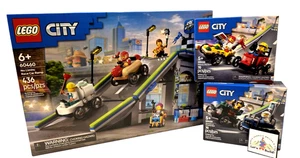 LEGO CITY:✨Race Car Ramp Track / Soapbox Cars (60458, 60459, & 60460) SET OF 3!! - Picture 1 of 10