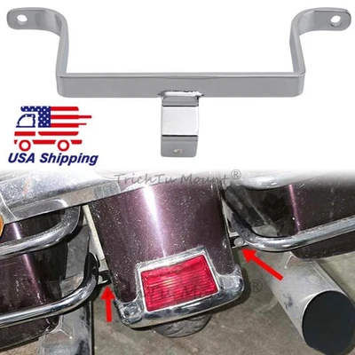 Saddlebag to Fender Support Bracket Holder Steel For Touring  Electra Road 98-06 - Image 1 of 4