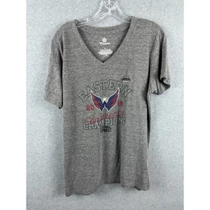 Fanatics Washington Capitals 2018 Conference Champions Shirt Damen 2XL grau V - Bild 1 von 8