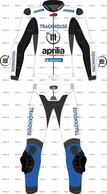 Aprilia Motocicleta Carreras Cuero Motociclista Traje Para Hombre Motocicleta Montar Deportes Armadura Foto 1 de 4
