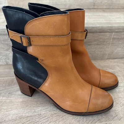 Wolverine 1000 Mile Samantha Pleet Bonny Pull On Brown Leather Boots Size 10 B - Image 1 of 4